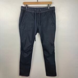 Standard James Perse Pants Womens 2 Medium Black‎ Cotton Blend Joggers Lounge